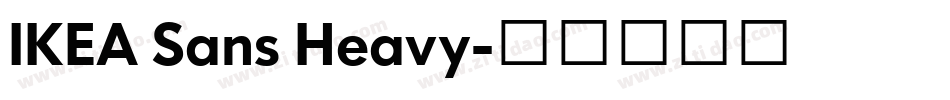 IKEA Sans Heavy字体转换